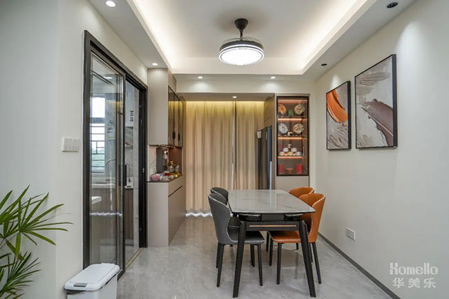 108㎡四居，互通式橫廳+人性化軟裝搭配，打造經(jīng)典不衰雅居